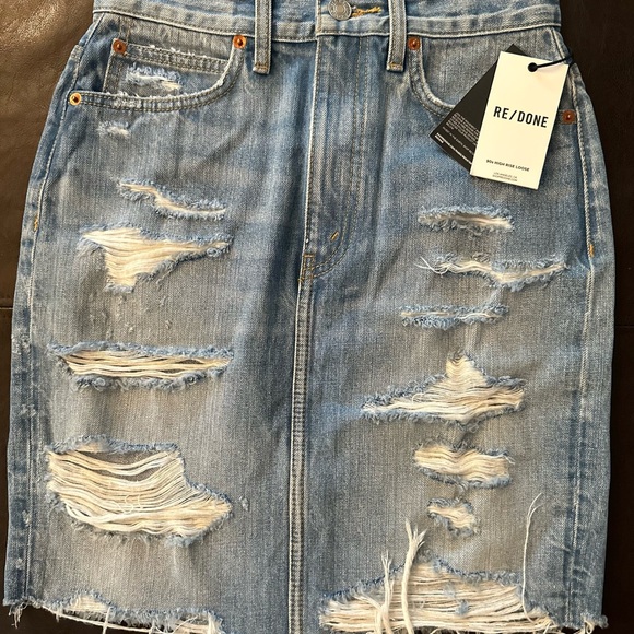 Midi Denim High Rose Loose